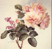 Longpre, Paul De Roses painting